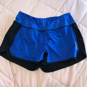 Reebok black and blue spandex with underwear